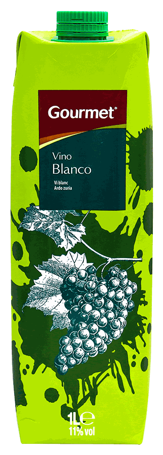 GOURMET VINO BLANCO BRICK 1 LT