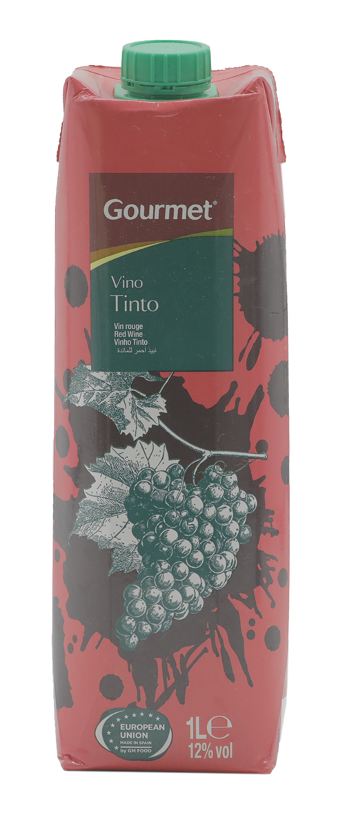 GOURMET VINO TINTO BRICK 1 LT