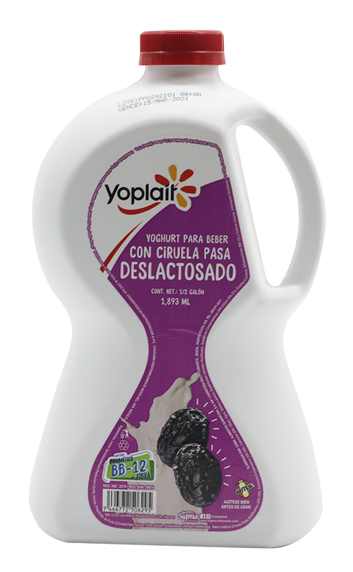 Yoplait Yogurt Deslactos Ciruela0.5 GL