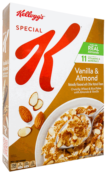 KELLOGGS SPK VAINILLA ALMOND 12.4 OZ