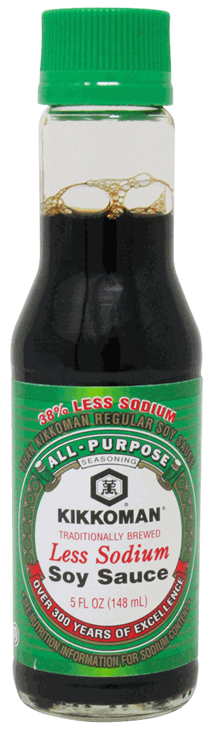 KIKKOMAN SOY SAUCE W/ LESS SODIUM 5 OZ