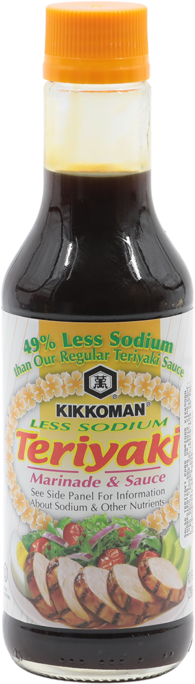 Salsa Kikkoman Teriyaki Less Sodium10 OZ