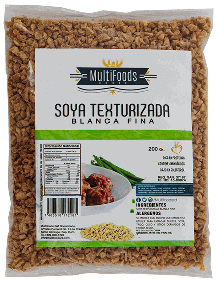 MULTIFOODS CARNE SOYA BLANCA FINA 200 GR