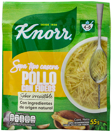 Knorr Sopa Pollo Con Fideo55 GR