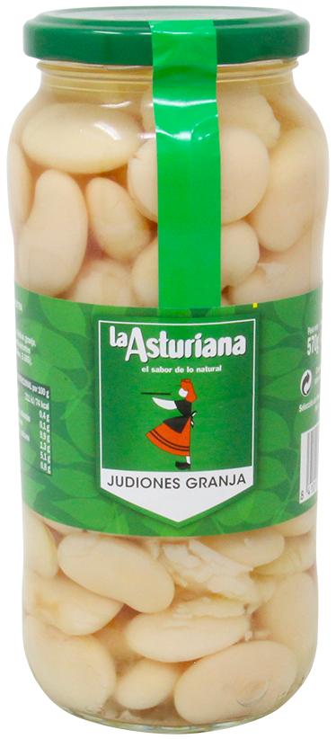 LA ASTURIANA JUDIAS GJA COCIDAS 570GR