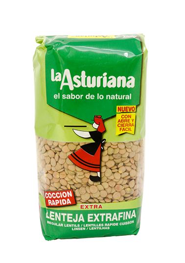 La Asturiana Lenteja Extra Fina500 GR