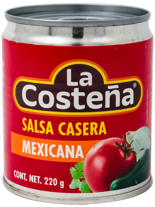 LA COSTEÑA SALSA CASERA MEXICANA 220 GR