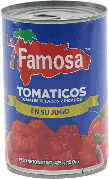 LA FAMOSA TOMATICOS CORTADOS 15 OZ