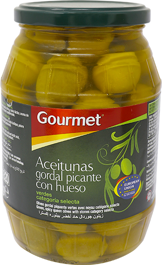 GOURMET ACEITUNAS GORDAL 800 GR
