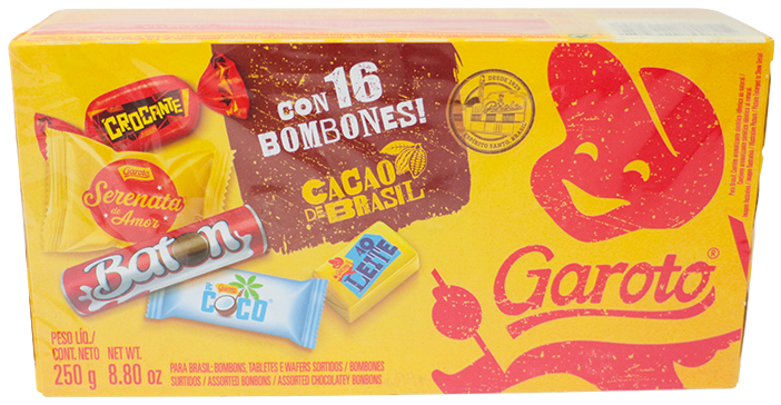 GAROTO BOMBONES SURTIDO 250 GR