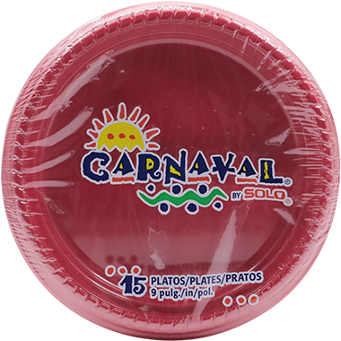 Solo Carnaval Plato Rojo #915 UND