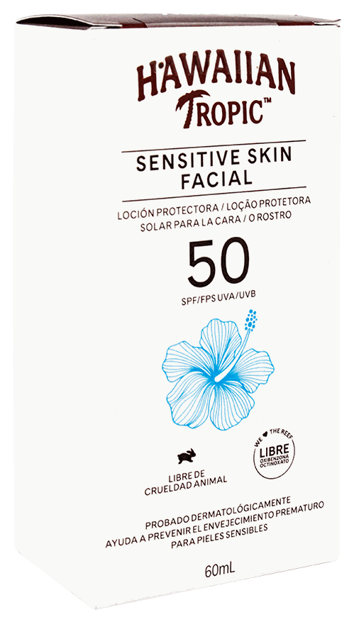 Hawaiian Locion Fac Solar Pf5060 ML