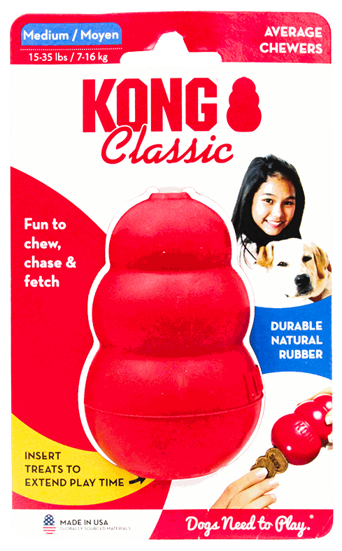 KONG TOY CLASSIC KONG MD RED