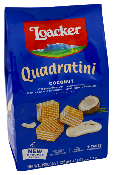 Galletas Quadratini Coconut Loacker125 GR
