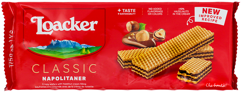 LOACKER GALLETA CLAS NAPOLITANER 175 GR