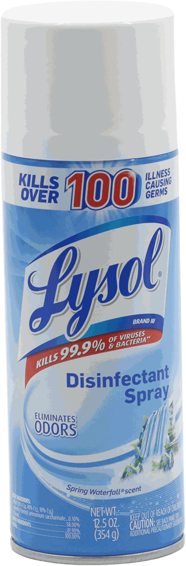 LYSOL DESINFECTANTE SPRAY SPRING 12.5 OZ