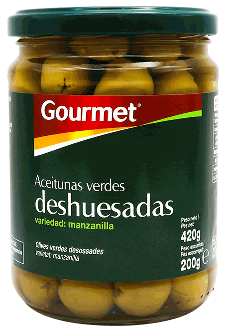 GOURMET ACEITUNAS MANZ. S/H 420 GR