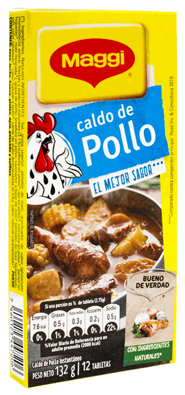 MAGGI CALDO POLLO REGULAR 12 TAB
