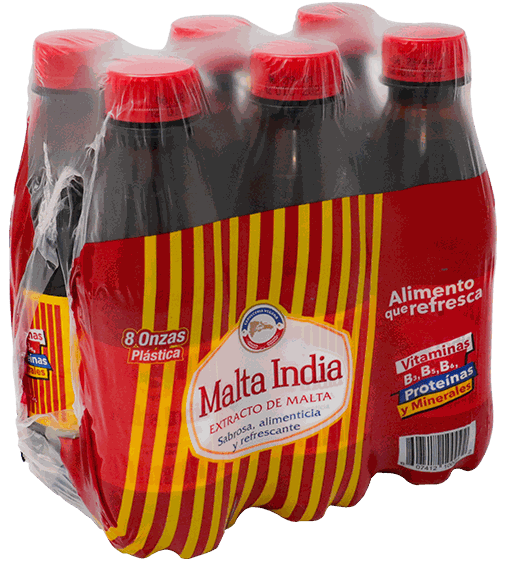 MALTA INDIA PLASTICA SIX PACK 6/1 8 OZ