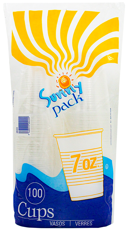 Plastifar Sunny Pak Vasos Desec #7100 UND