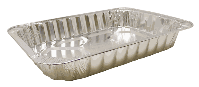 BANDEJA ALUMINIO RECT 43X32X8 CM