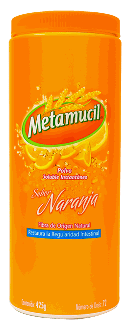 METAMUCIL FIBRA POLVO ORANGE 425 GR