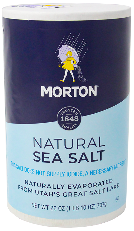 MORTON NATURAL SEA SALT 26 OZ