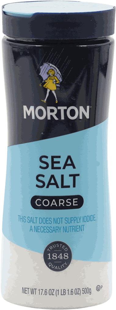 MORTON SEA SALT COARSE 17.6 OZ