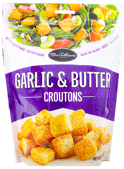 Mrs C Croutons Butter/garlic5 OZ