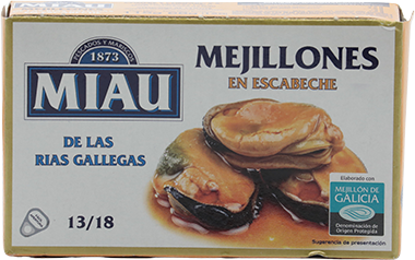Miau Mejillones Escabeche 13/18115 GR