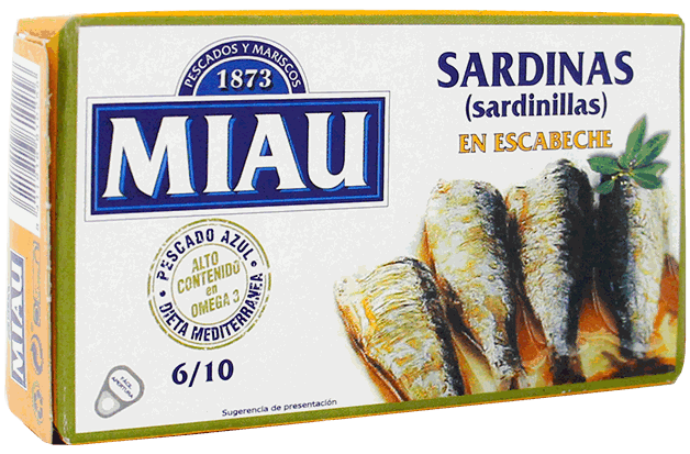 MIAU SARDINILLA ESCABECHE 85 GR