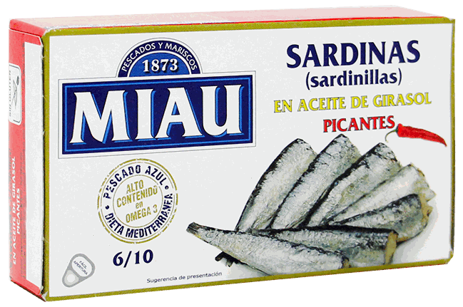 MIAU SARDINILLA PICANTE 90 GR