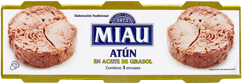 MIAU ATUN ACEITE VEG. 3/80 GR