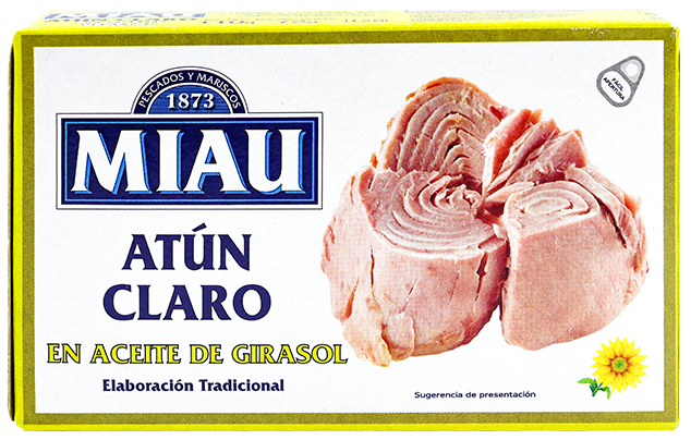 Miau Atun Claro Aceite Veg.110 GR