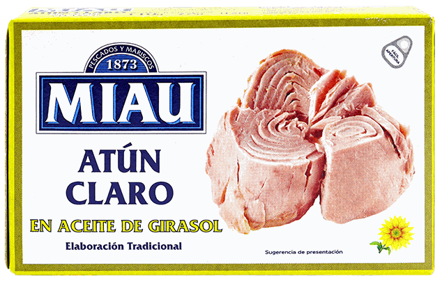 MIAU ATUN CLARO ACEITE VEG. 110GR
