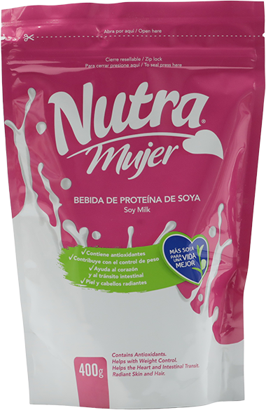 Nutra Leche Pura De Soya Mujer400 GR
