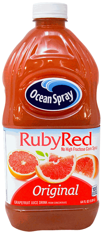 OCEAN S RUBY RED GRAPE FRUIT JUICE 64 OZ