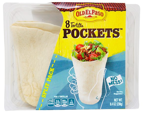 Old El Paso Tortilla Pockets8 UND