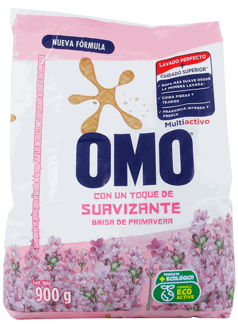 OMO C/SUAVIZANTE BRISA PRIMAVERA 900 GR