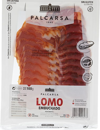PALCARSA LOMO EMBUCHADO LONCHAS 100 GR
