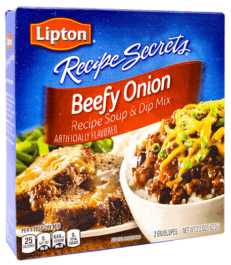 LIPTON RS BEEFY ONION SOUP 1.8 OZ
