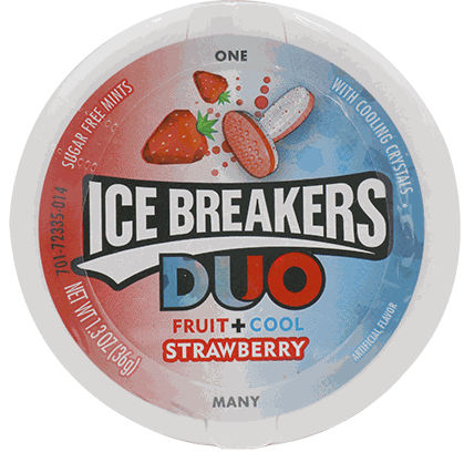 ICEBREAKERS CARAMELOS FRESA 42GR
