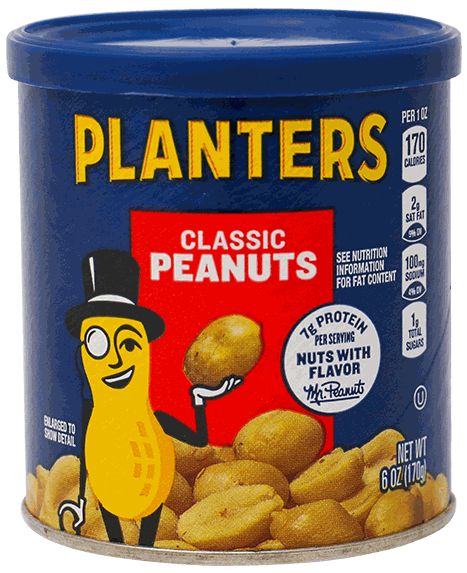 PLANTERS COCKT PEANUTS 6.5 OZ