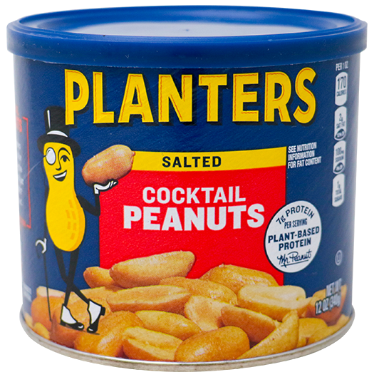 Planters Cockt Peanuts12 OZ