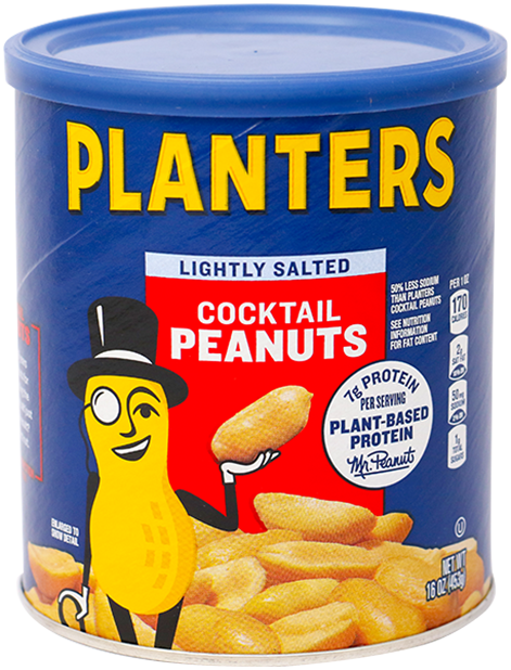 Planters Cockt Peanuts Lightly Sal16 OZ