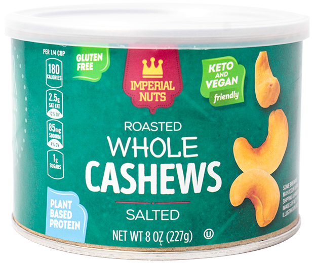 Imperial Cashews Whole8 OZ