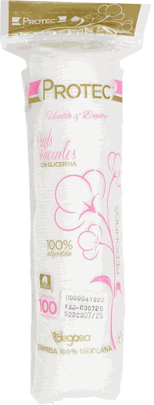Protec Pads Faciales Almohadillas100 UND