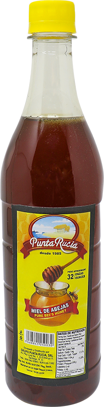 PUNTA RUCIA MIEL ABEJA PLASTICO 32 OZ