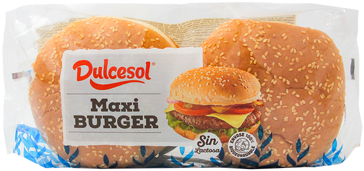 DULCESOL PAN MAXI BURGUER 4 UN 300 GR