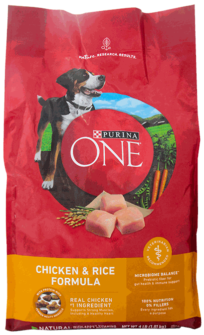 PURINA ONE CHICKEN & RICE 4 LB